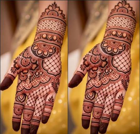 Minimal Yet Elegant Bridal Mehndi
