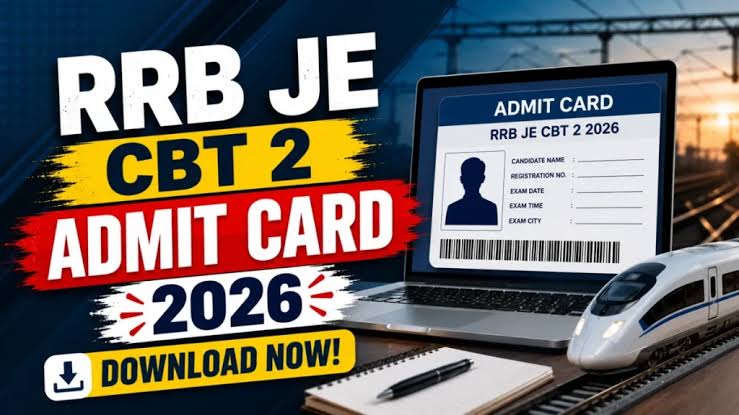 Railway RRB JE CBT II Admit Card 2026