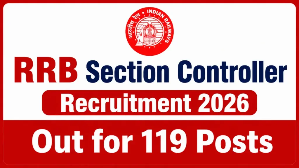 Railway RRB Section Controller Recruitment 2026