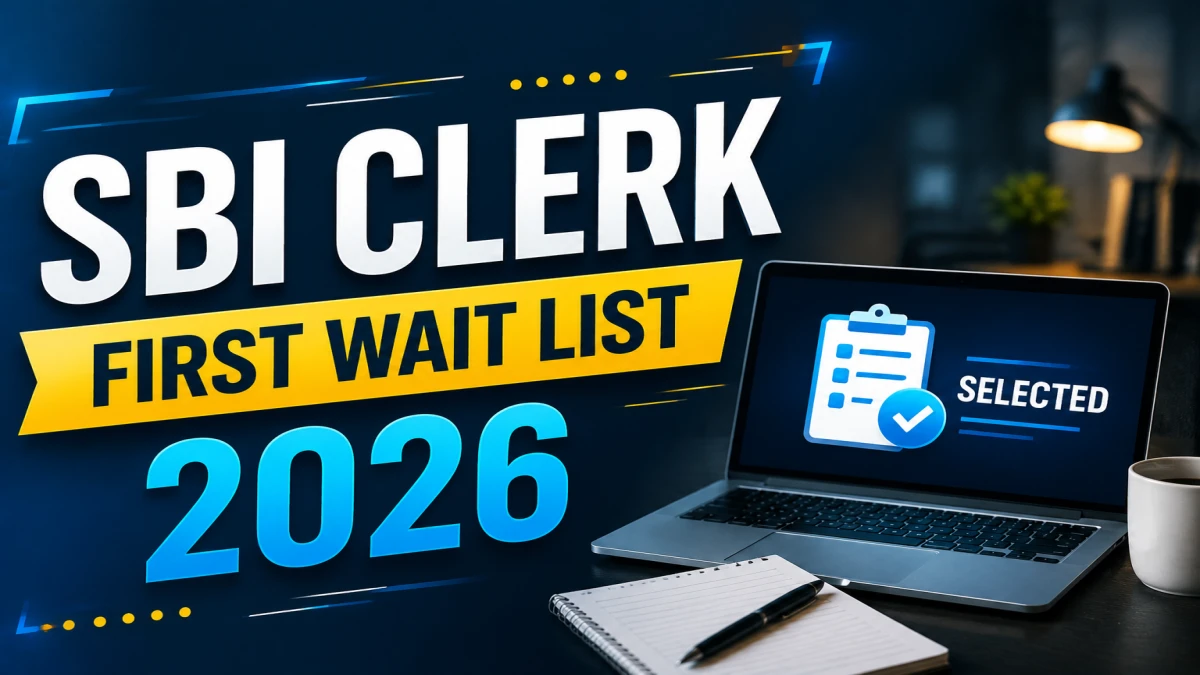 SBI Bank Clerk First Waiting List Result 2026