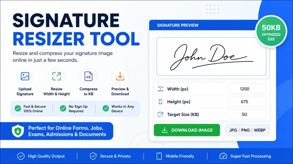 Signature Resizer