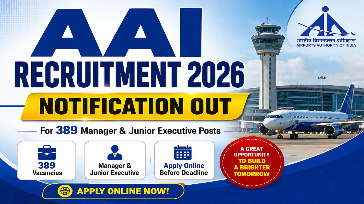 AAI Junior Executive Manager Online Form 2026