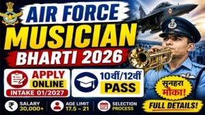 Air Force Agniveer Vayu Musician Online Form 2026