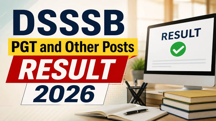 DSSSB Latest Result 2026