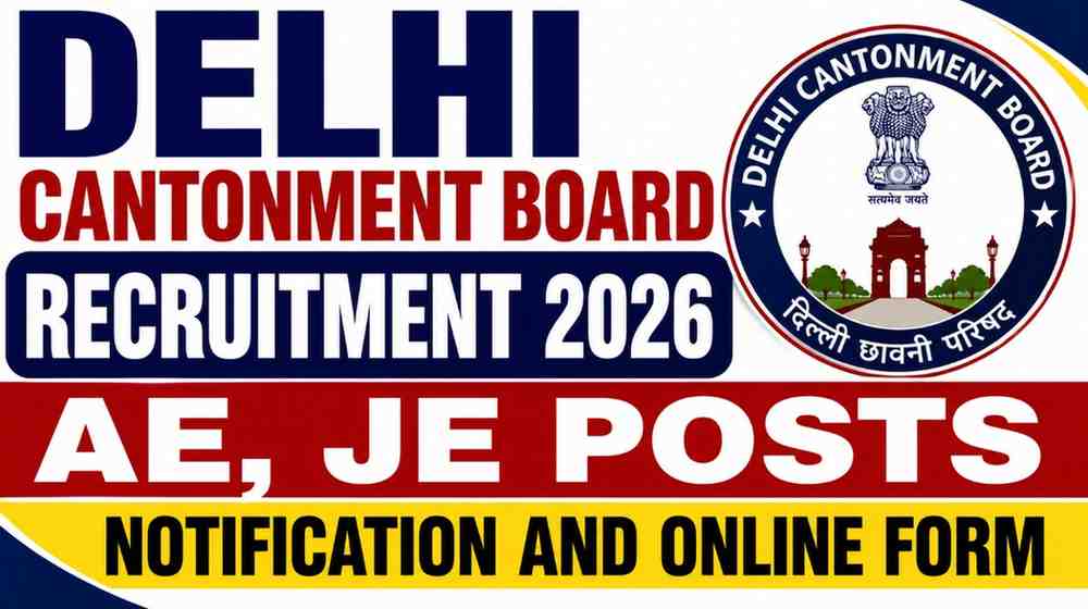 Delhi Cantonment Board AE Recruitment 2026