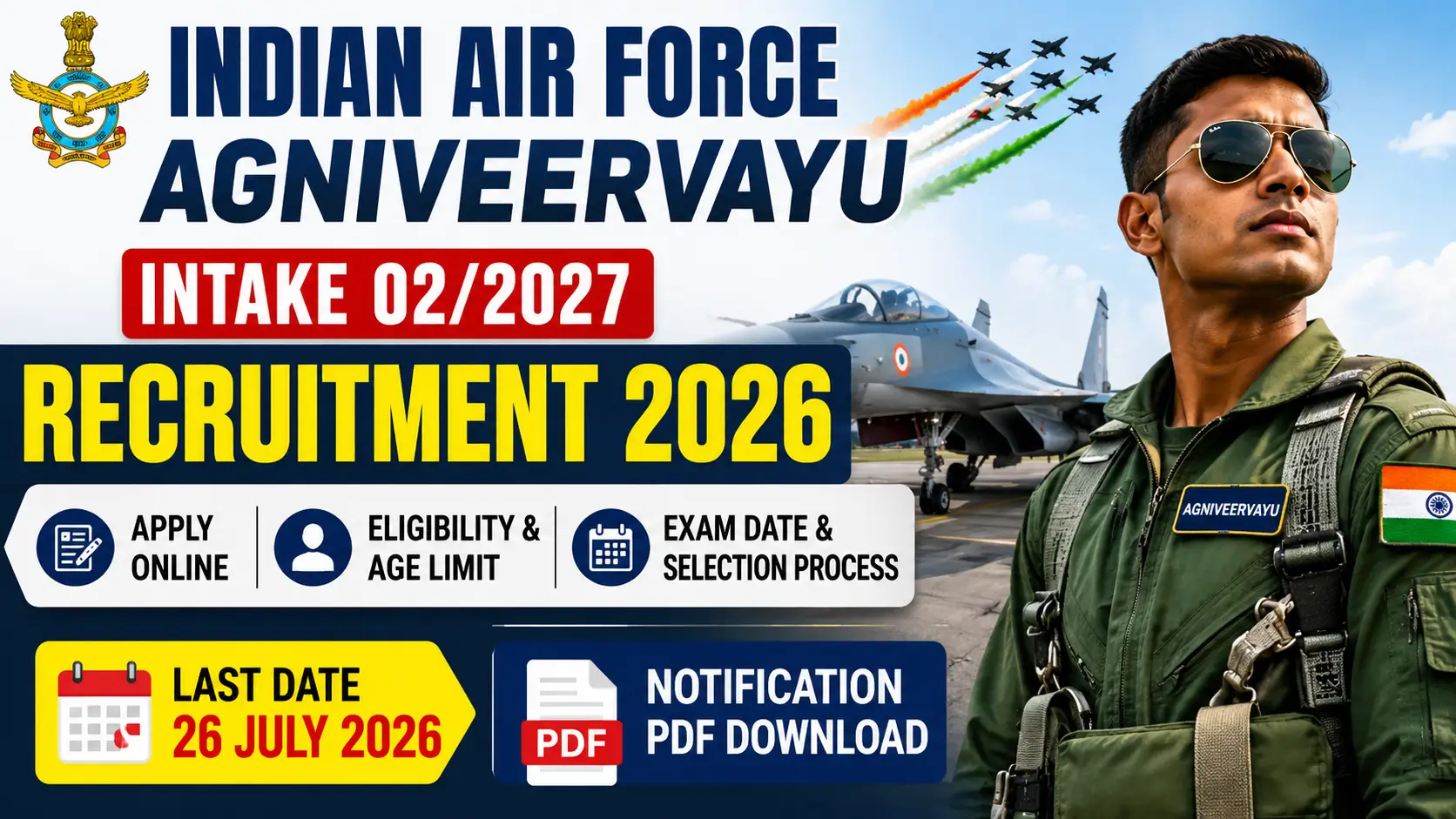 IAF Agniveervayu Apply Online Form 2026