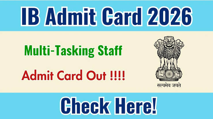 IB MTS Tier II Admit Card 2026