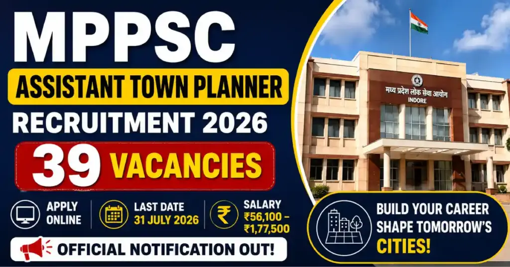 MPPSC Assistant Town Planner Online Form 2026