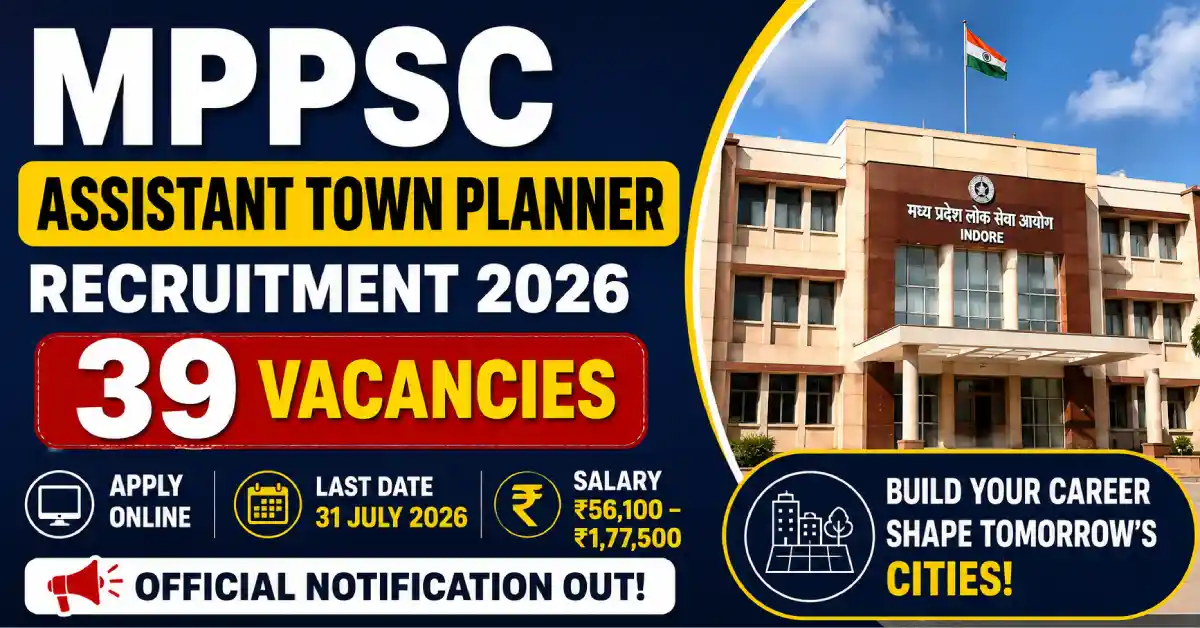 MPPSC Assistant Town Planner Online Form 2026