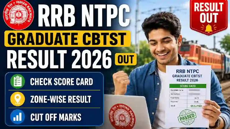 RRB NTPC Graduate Level CBTST Result 2026
