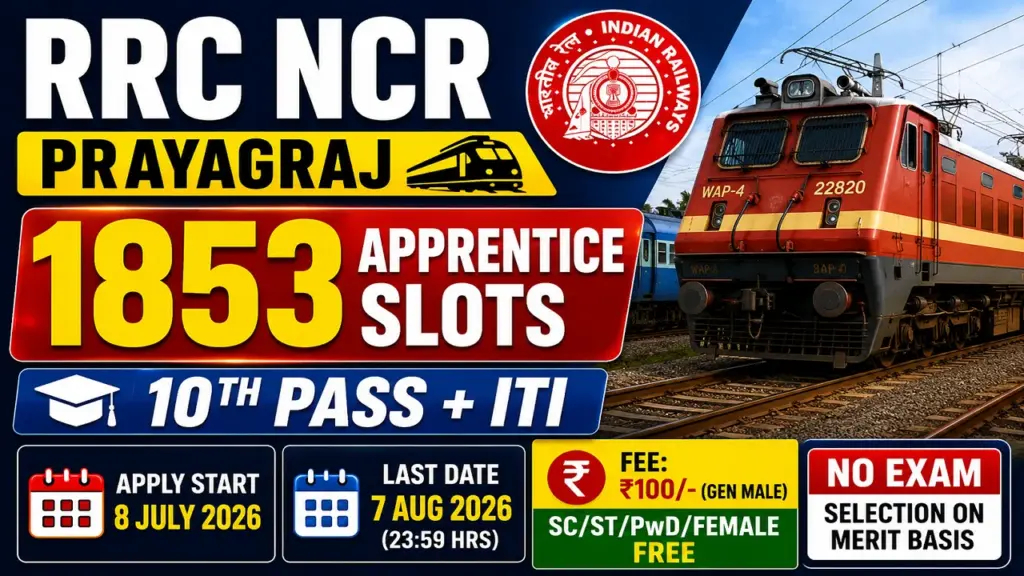 RRC Prayagraj Apprentice Online Form 2026