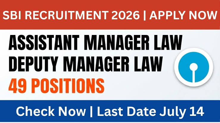 SBI Assistant Manager Law Online Form 2026
