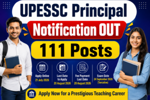 UPESSC UP Principal Online Form 2026
