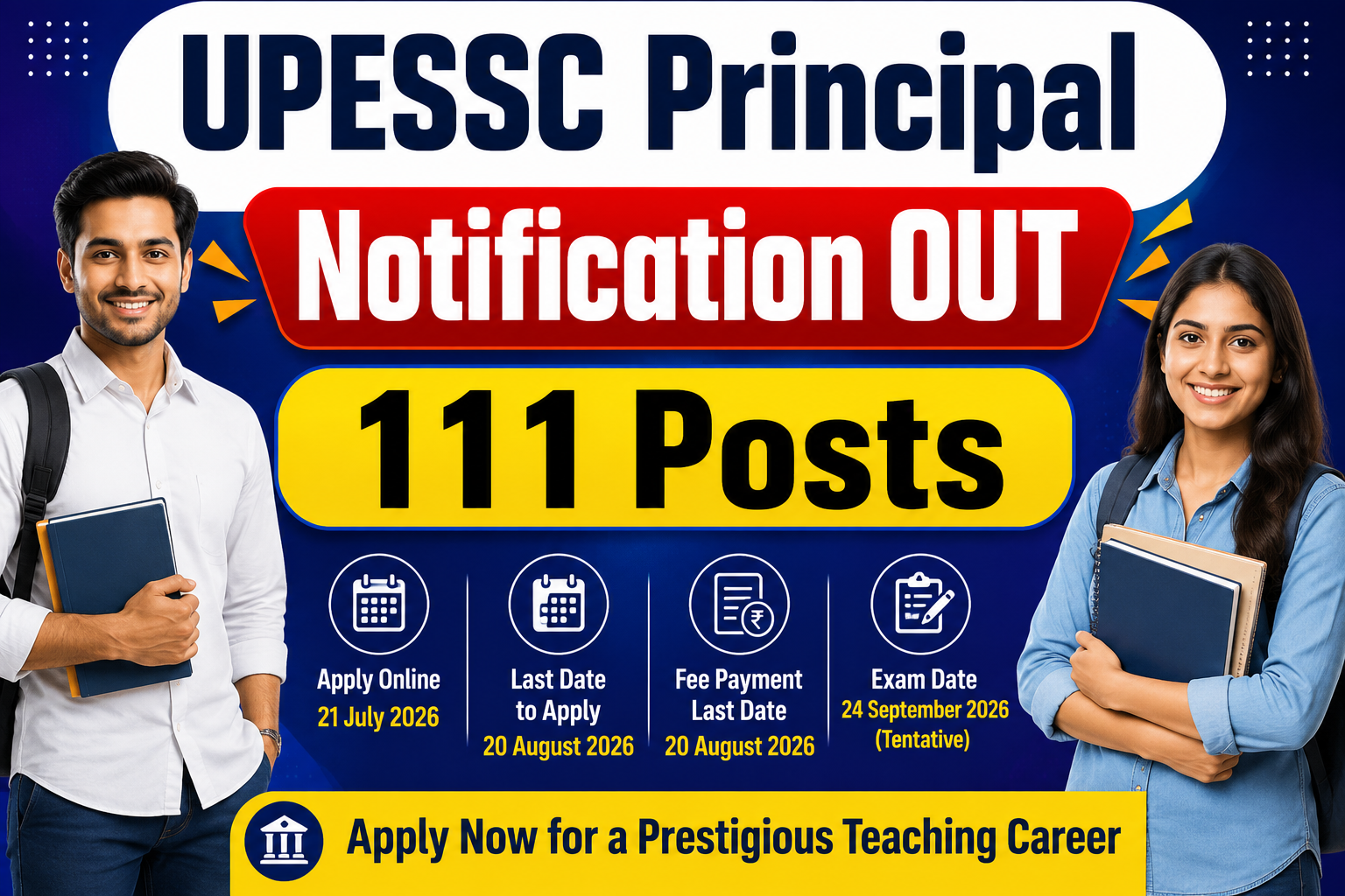 UPESSC UP Principal Online Form 2026