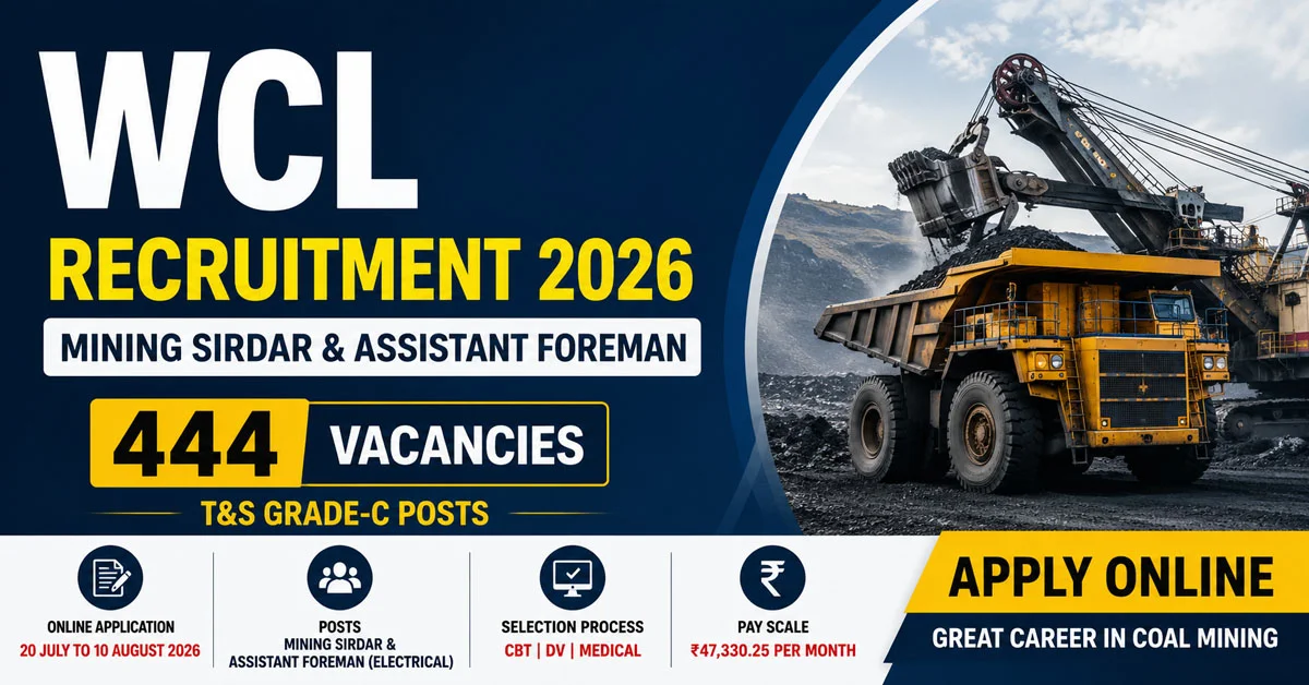 WCL Assistant Foreman Online Form 2026