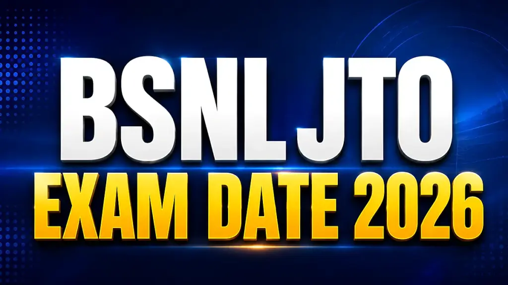 BSNL Junior Telecom Officer Exam Date 2026