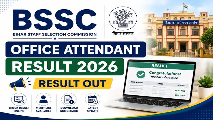 BSSC Office Attendant Final Result 2026