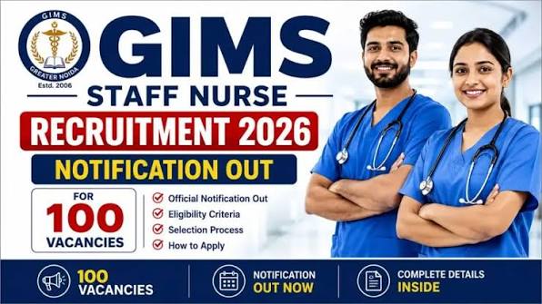 GIMS Noida Staff Nurse Online Form 2026
