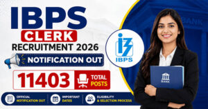 IBPS Clerk 16th Online Form 2026