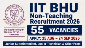 IIT BHU Non Teaching Various Post Online Form 2026