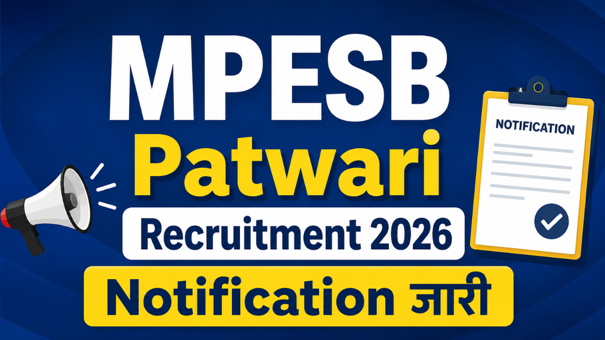 MPESB Patwari Online Form 2026