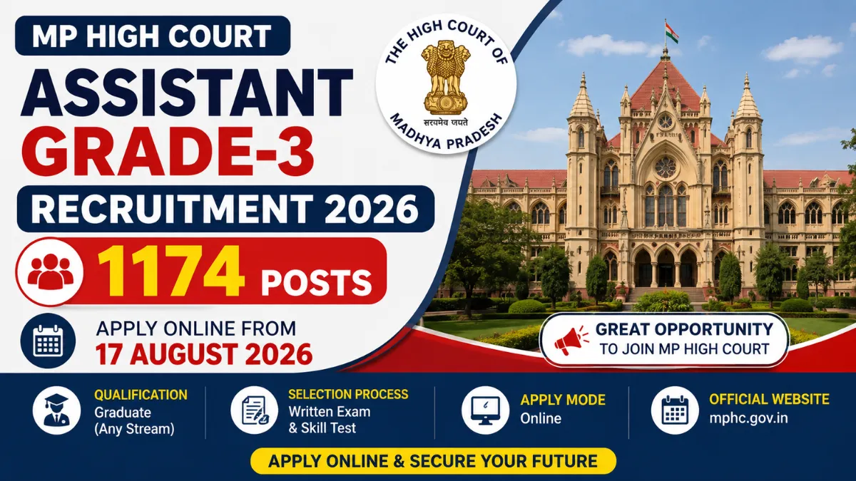 MPHC Assistant Grade III Vacancy 2026