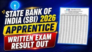SBI Apprentices Result 2026