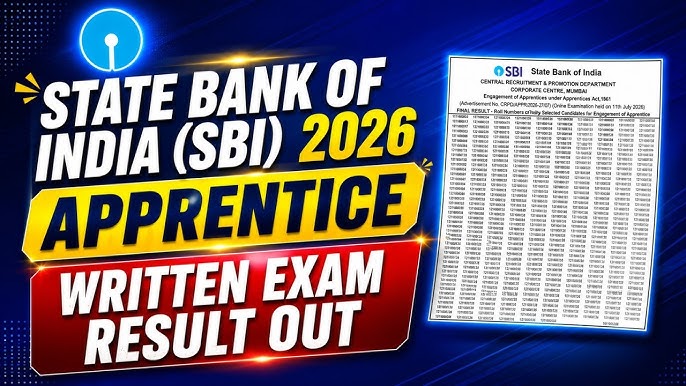SBI Apprentices Result 2026