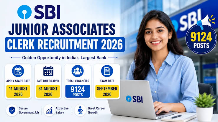 SBI Junior Associates Clerk Online Form 2026