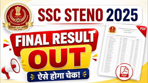 SSC Stenographer 2025 Final Result
