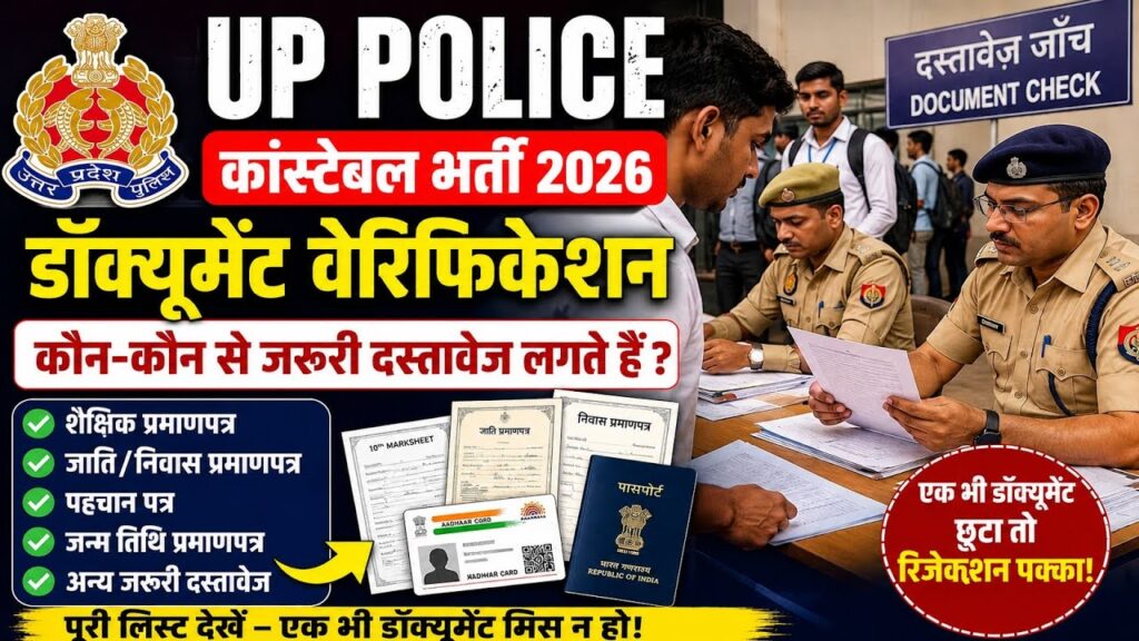 UP Police Document Verification 2026