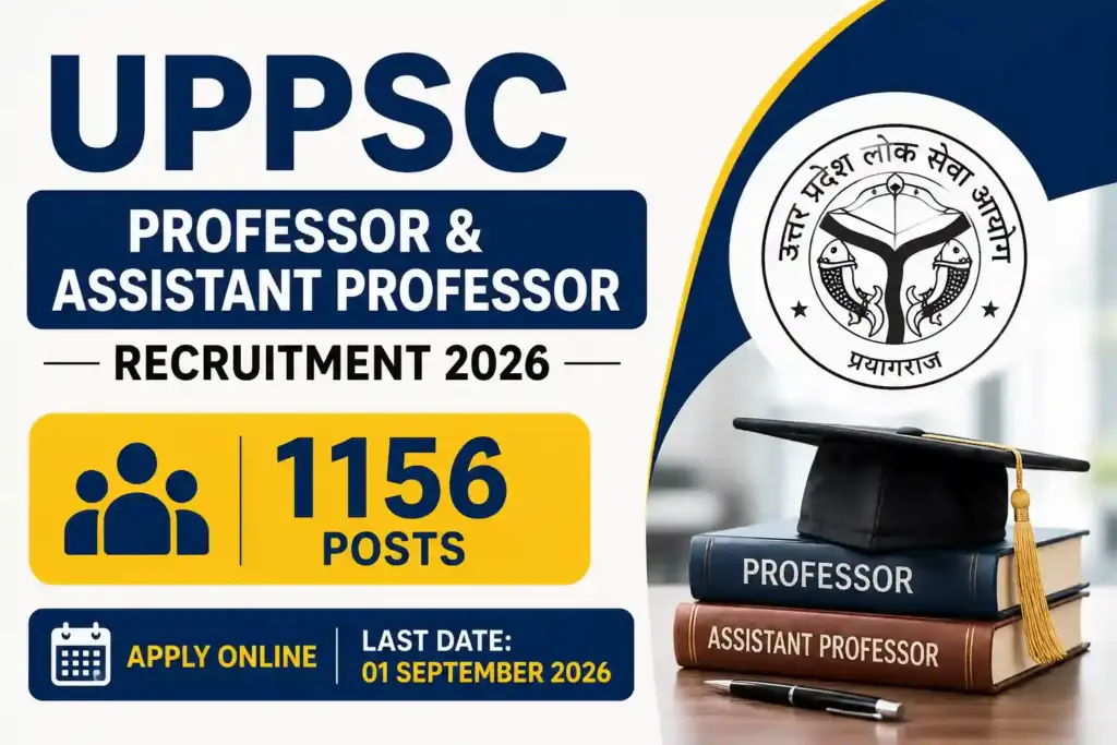 UPPSC Assistant Professor Vacancy 2026