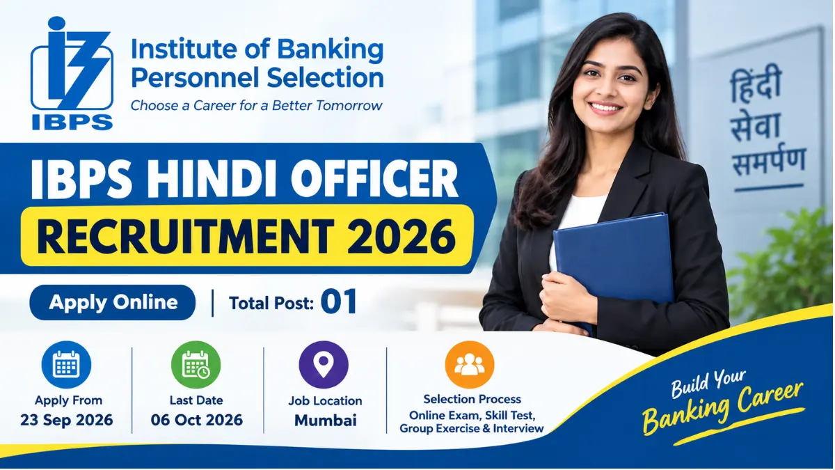 IBPS Hindi Officer HO Online Form 2026