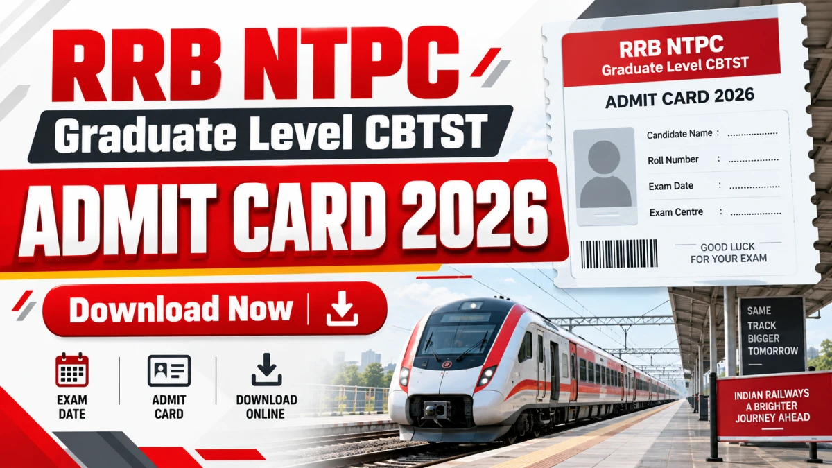 RRB NTPC Graduate Level Admit Card 2026