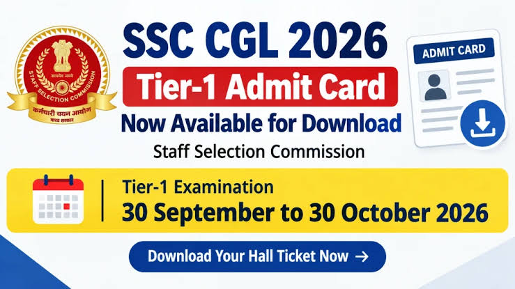 SSC CGL 2026 Tier-I Admit Card