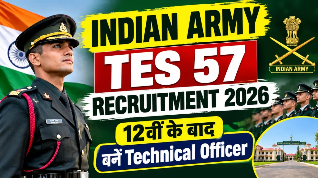 Army 10+2 TES 57th Online Form 2026