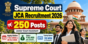Supreme Court JCA Apply Online 2026